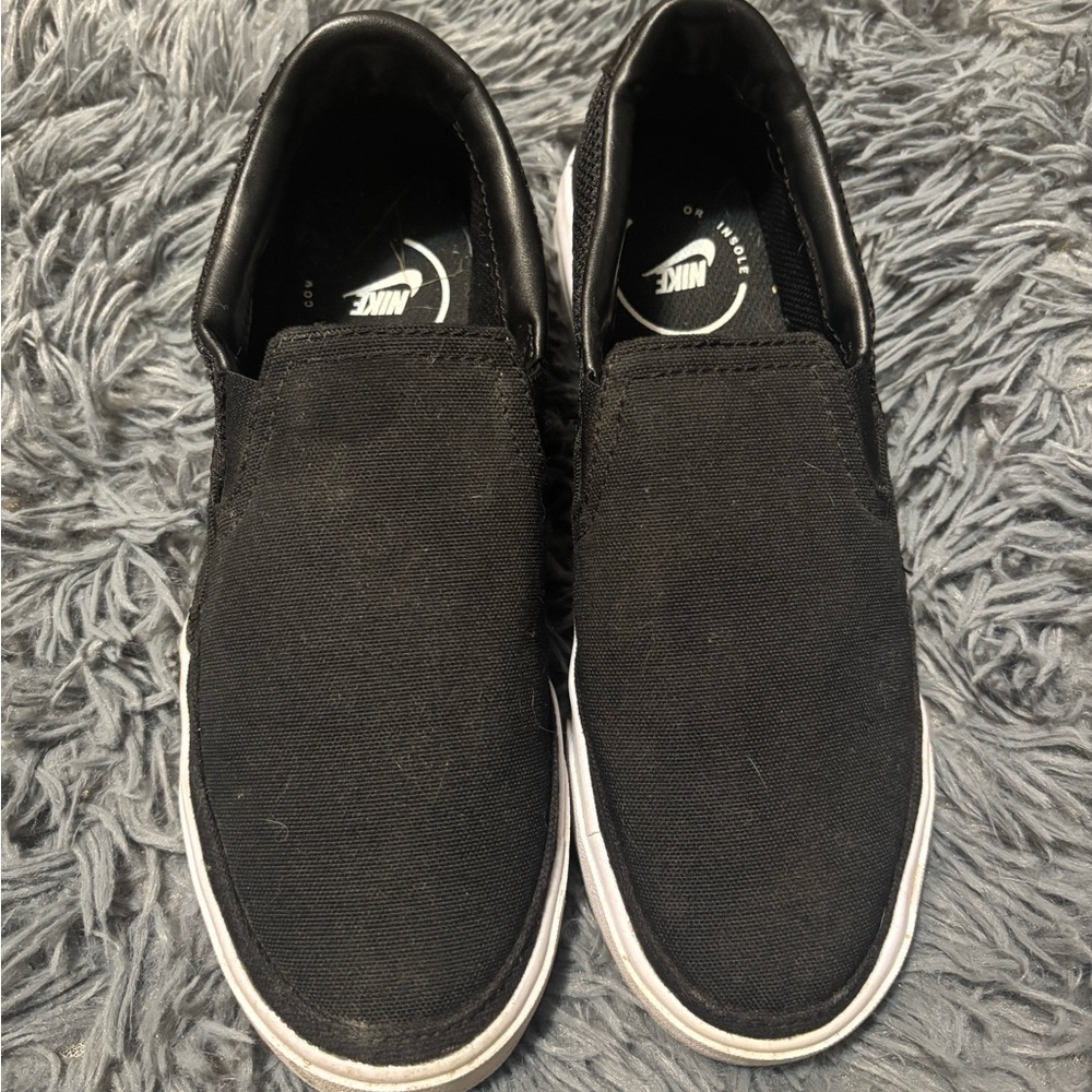 Nike Women's Black Slip-On Sneakers
